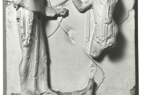 calco di scultura Metope del Thesauros degli Ateniesi a Delfi 106 photo