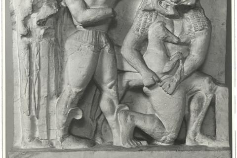 calco di scultura Metopa del c.d. Tempio C di Selinunte 128 photo