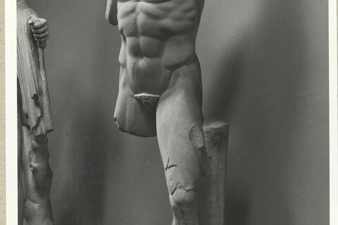 calco di scultura Gruppo dei Tirannicidi: ricostruzione di Aristogitone 152 photo