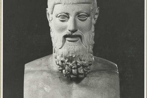 calco di scultura Gruppo dei Tirannicidi: erma del c.d. Ferecide 160 photo