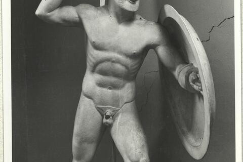 calco di scultura Sculture del frontone occidentale del tempio di Atena Aphaia ad Egina 164 photo