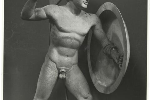 calco di scultura Sculture del frontone occidentale del tempio di Atena Aphaia ad Egina 170 photo