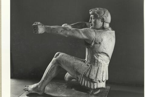 calco di scultura Sculture del frontone orientale del tempio di Aphaia ad Egina 183 photo