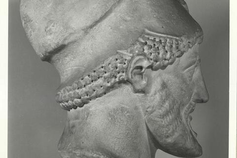 calco di scultura Testa di stratega 202 photo