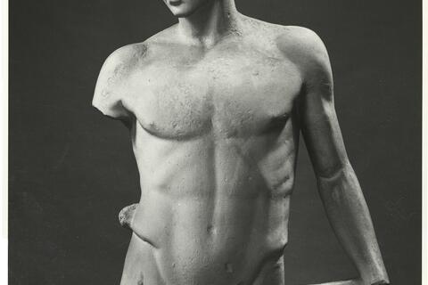 calco di scultura Statua di atleta 204 photo