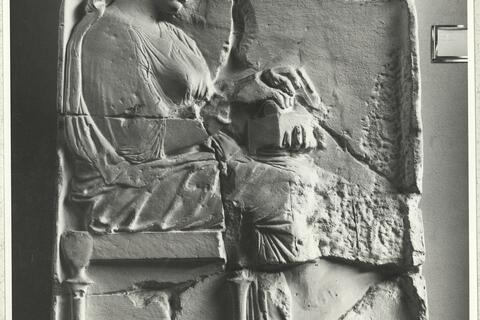 calco di scultura Stele funeria di Philis 224 photo