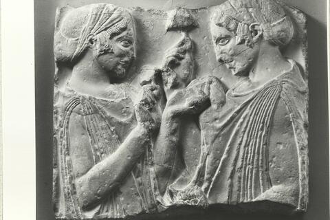 calco di scultura Stele funeraria da Farsalo 229 photo