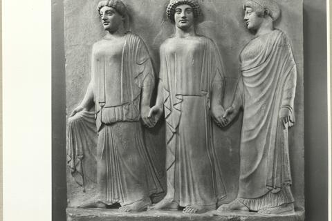 calco di scultura Rilievo con le Cariti 230 photo