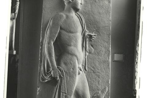 calco di scultura Stele funeraria di Agatocle 236 photo