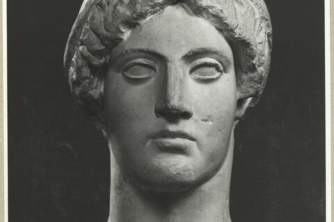 calco di scultura Testa maschile 240 photo