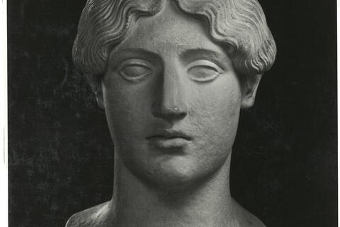 calco di scultura Testa femminile "tipo Terme-Budapest" (ric.) 244 photo