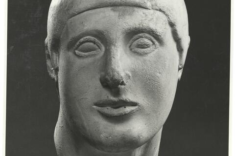 calco di scultura Decorazione scultorea del frontone est del tempio di Zeus a Olimpia 257 photo