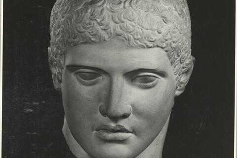 calco di scultura Testa del Discobolo Lancellotti 271 photo