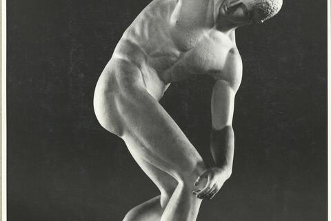 calco di scultura Discobolo: ricostruzione Furtwängler 279 photo