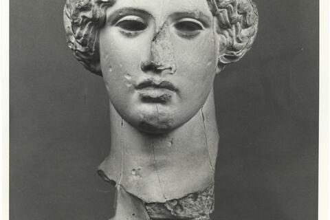 calco di scultura Testa di efebo tipo Via dell'Abbondanza 288 photo