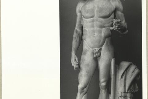 calco di scultura Ares "tipo Borghese" da Leptis Magna 328 photo