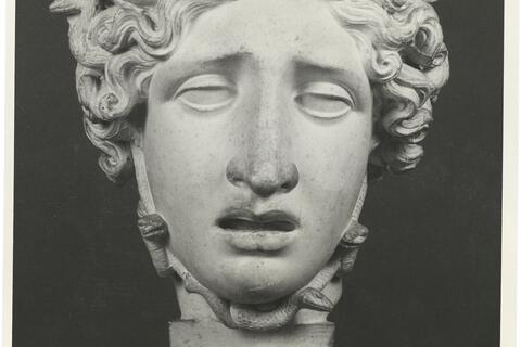 calco di scultura Medusa, scultura di Canova da modello classico 340 photo