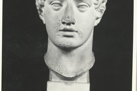 calco di scultura Testa del tipo della c.d. Saffo 348 photo