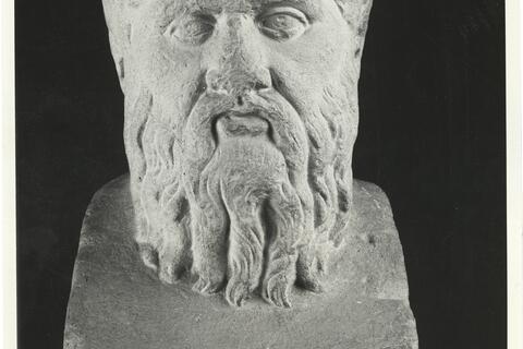 calco di scultura Ritratto di Platone 353 photo