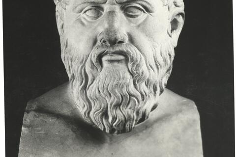 calco di scultura Ritratto di Platone 354 photo