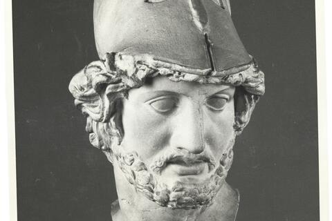 calco di scultura Testa di stratega tipo Focione 356 photo