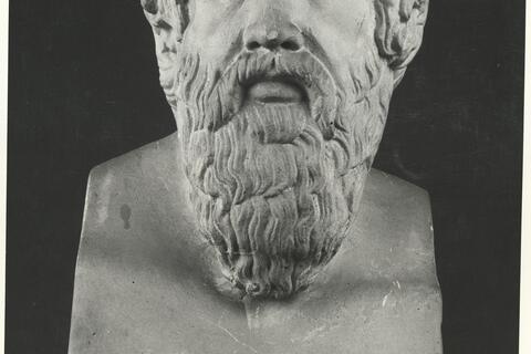 calco di scultura Ritratto di Omero tipo Epimenide 359 photo