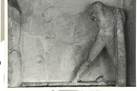 calco di scultura Metopa del lato Sud dell'Ephaisteion: Teseo e Sinis 397 photo