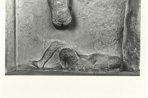 calco di scultura Metopa del lato Est dell'Ephaisteion: Eracle e Gerione 410 photo