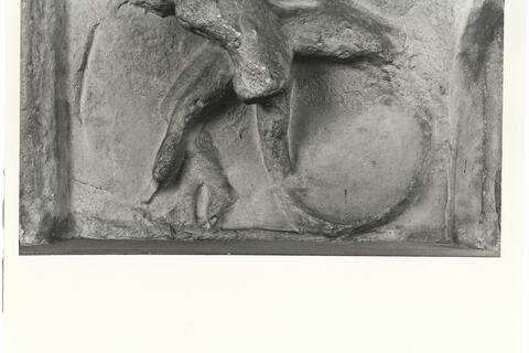 calco di scultura Metopa del lato Est dell'Ephaisteion: Eracle e Gerione 411 photo