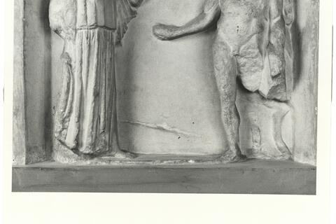 calco di scultura Metopa del lato Est dell'Ephaisteion: Eracle e le Esperidi 412 photo