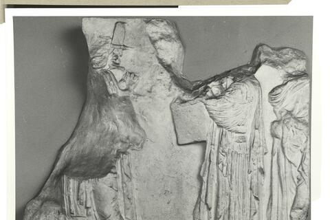calco di scultura Suonatori di cetra: fregio lato nord del Partenone 548 photo