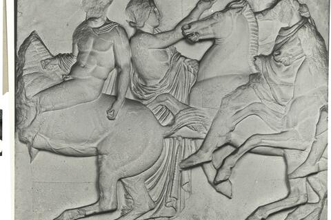 calco di scultura Cavalieri, fregio del lato Nord 552 photo