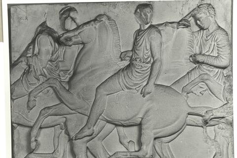 calco di scultura Cavalieri, fregio del lato Nord 553 photo