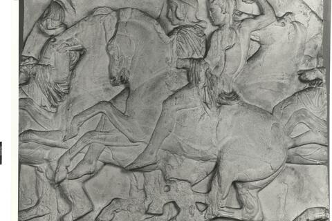 calco di scultura Cavalieri, fregio del lato Nord 554 photo