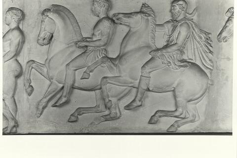 calco di scultura Cavalieri, fregio lato Ovest del Partenone 569 photo
