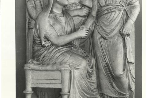 calco di scultura Stele funeraria di Philino 629 photo