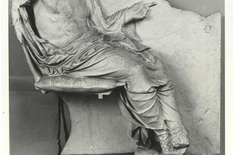 calco di scultura Rilievo di Asclepio 637 photo