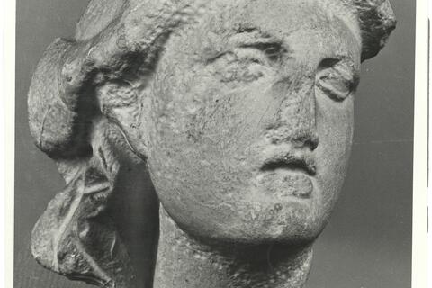 calco di scultura Testa femminile 645 photo