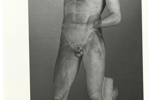 calco di scultura Statua di atleta, c.d. Versatore d’olio (tipo Monaco) 661 photo