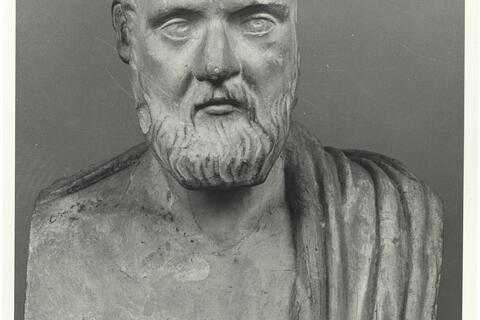 calco di scultura Erma iscritta di Isocrate 676 photo