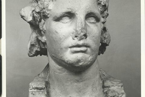 calco di scultura Erma di Eracle 687 photo