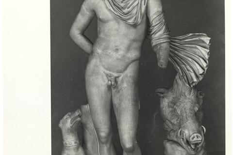 calco di scultura Statua di Meleagro 698 photo