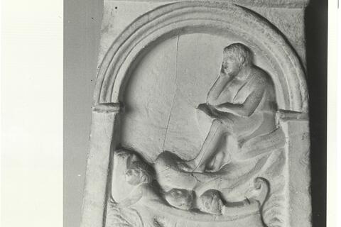 calco di scultura Stele funeraria di Spurius Granius 704 photo