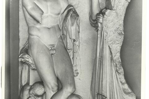 calco di scultura Stele funeraria dell’Illisso 705 photo
