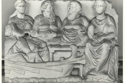 calco di scultura Rilievo funerario di un commerciante marittimo
(c.d. di Charon) 706 photo
