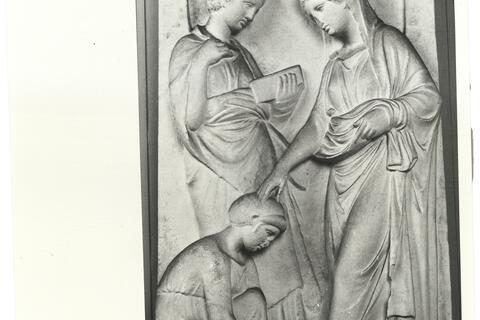 calco di scultura Stele funeraria di Ameinokleia 712 photo
