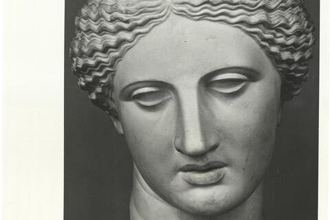 calco di scultura Testa femminile (tipo Aspremont-Lynden/Arles) 719 photo