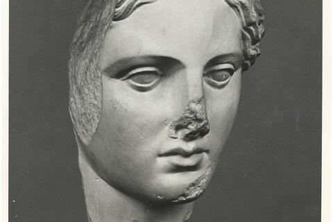 calco di scultura Testa di Apollo Sauroctono 723 photo