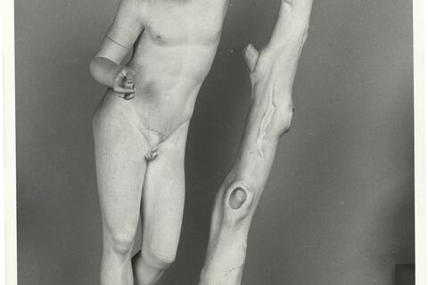 calco di scultura Statua dell'Apollo Sauroktono, da Roma 742 photo