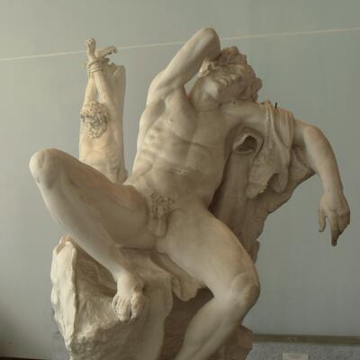 Calco di scultura Fauno Barberini 851 photo